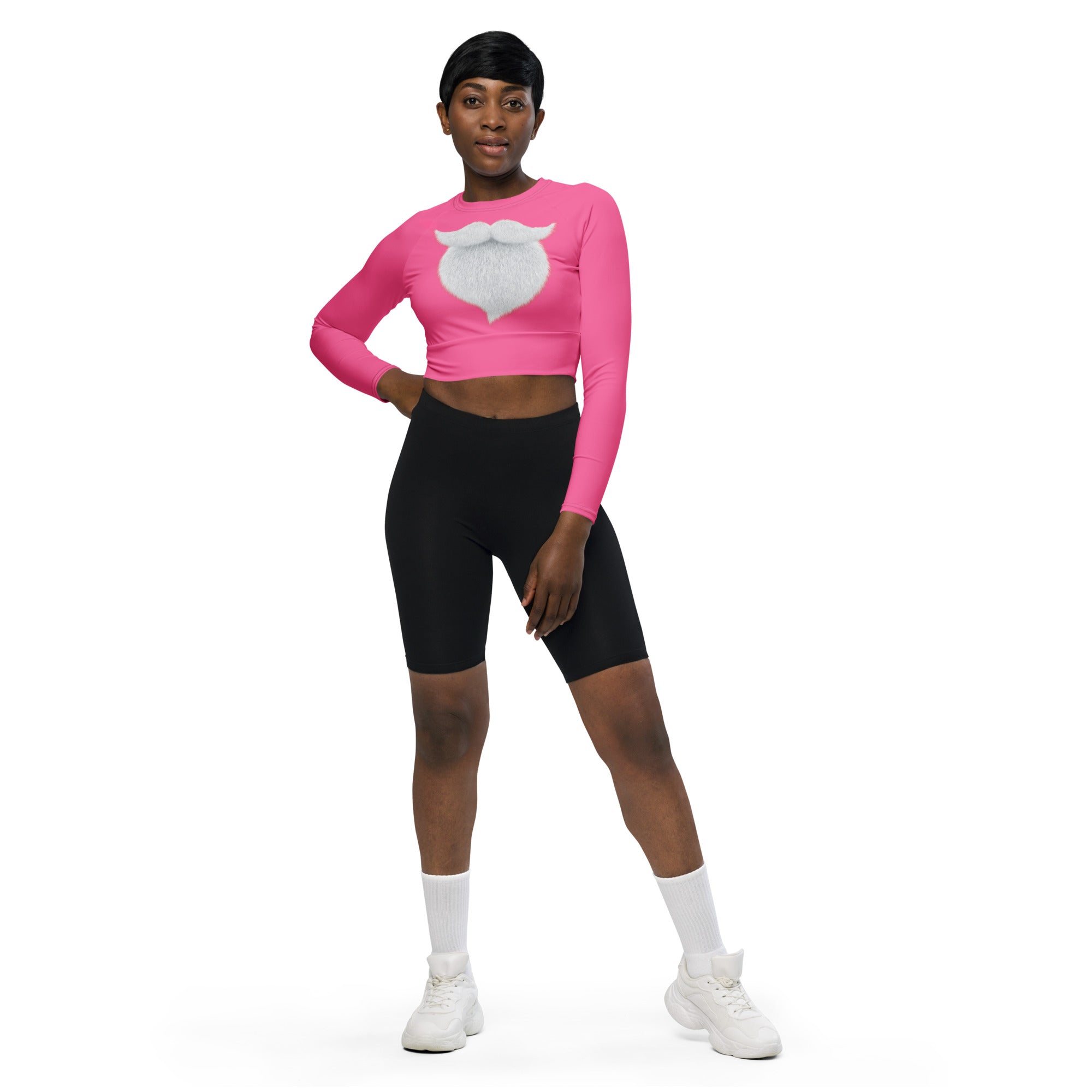 2024 Christmas Wear Cropped Top. Holiday Colors Partywear, Streetwear or Activewear. WickedYo.